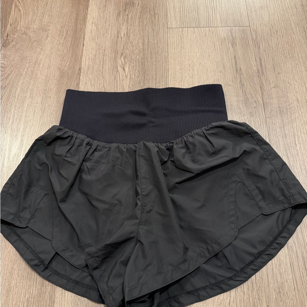FP Movement by Free People Black carpe diem shorts